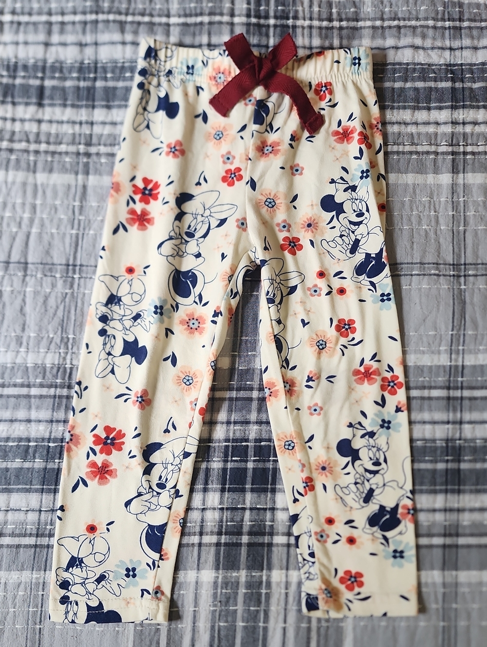 Disney Junior Kids Floral Minnie Mouse Pajama Pants